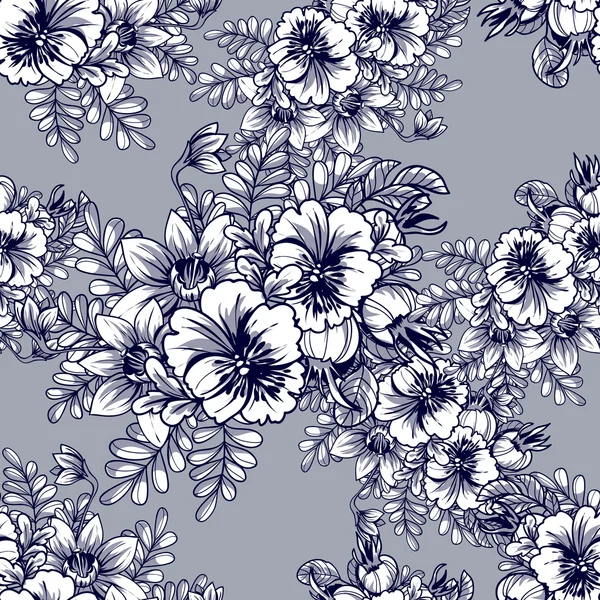 Floral seamless pattern — Stock Vector