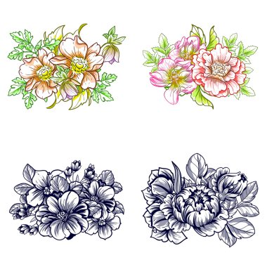 Çiçek düğün için ayarla