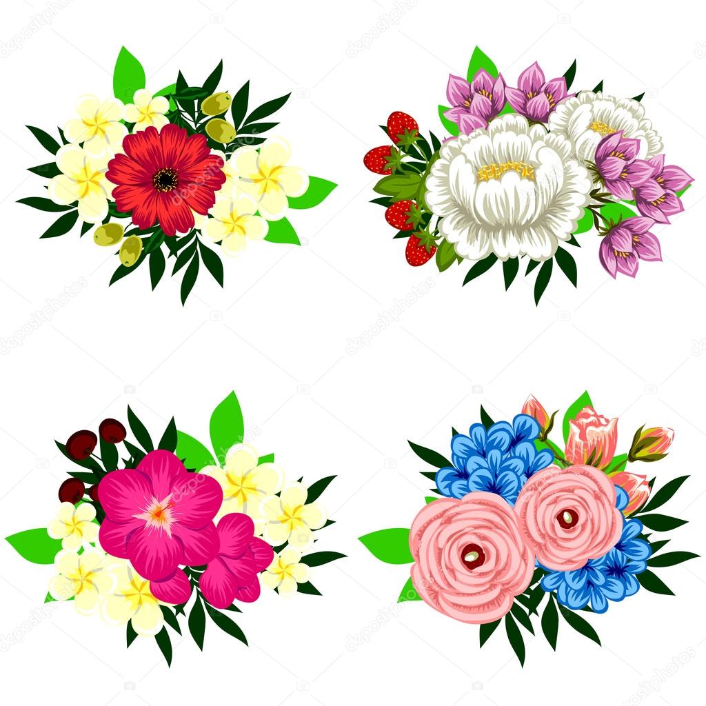 Flower set for wedding