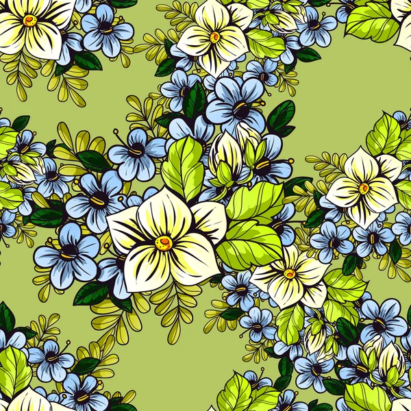 Floral seamless pattern — Stock Vector