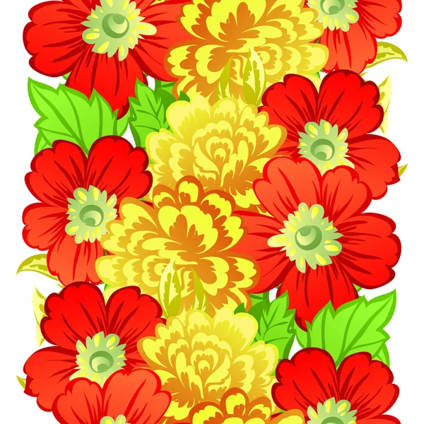 Floral seamless pattern — Stock Vector