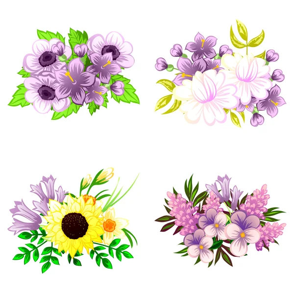 Flower bouquet set
