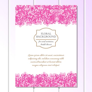 Düğün için çiçek ile hassas davet