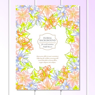 Düğün için çiçek ile hassas davet