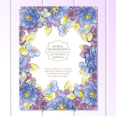 Düğün için çiçek ile hassas davet