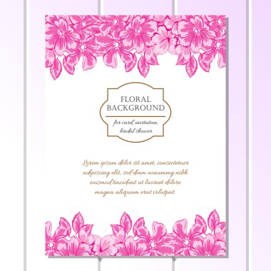 Düğün için çiçek ile hassas davet