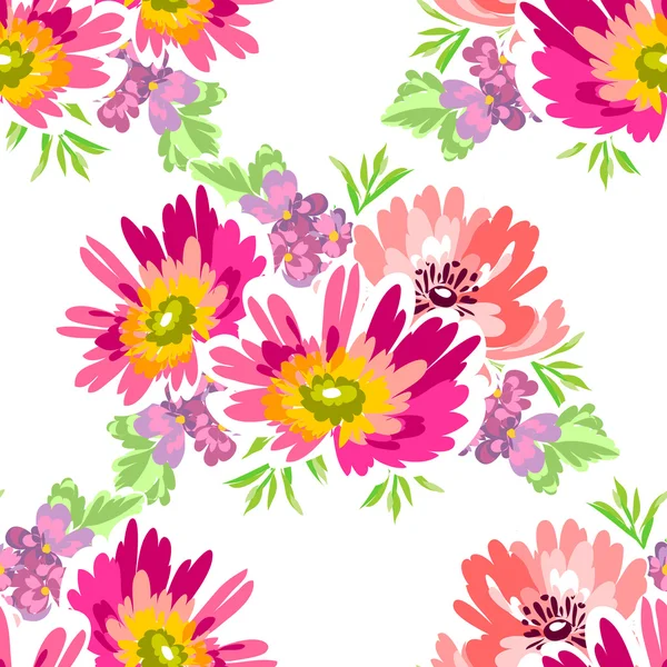 Floral seamless pattern — Stock Vector