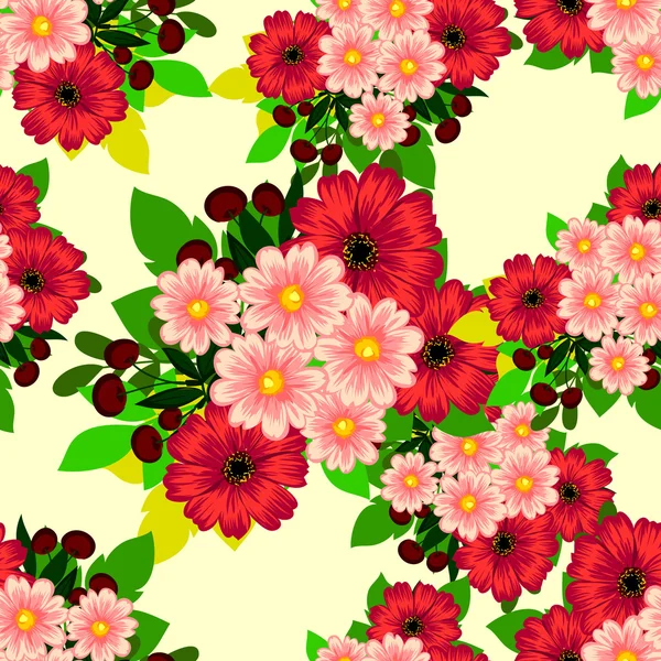 Floral seamless pattern — Stock Vector