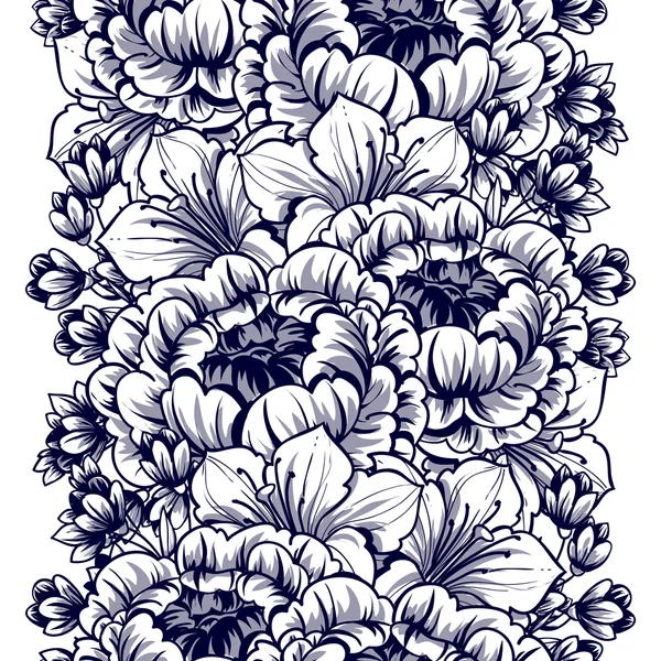 Patrón sin costura floral — Vector de stock