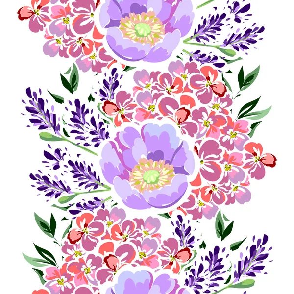 Floral seamless pattern — Stock Vector