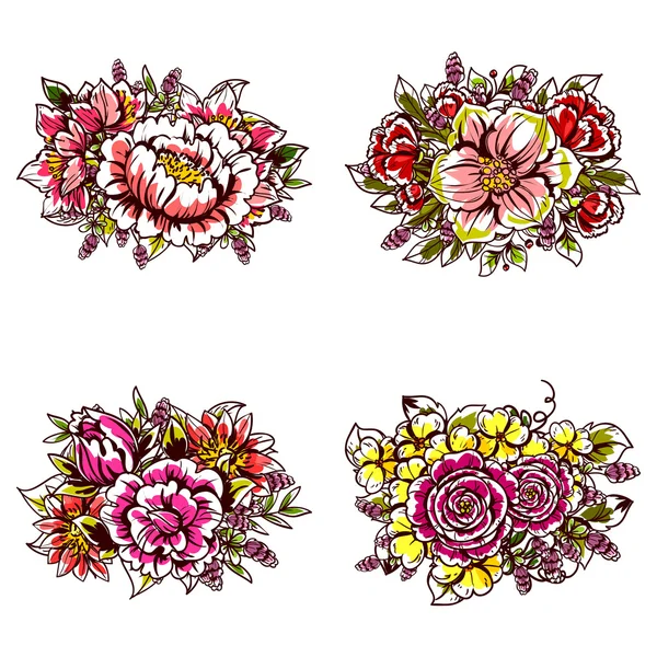 Flower bouquet set