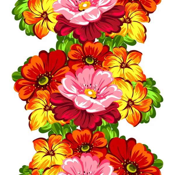 Patrón sin costura floral — Vector de stock