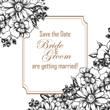 çiçekli narin davet