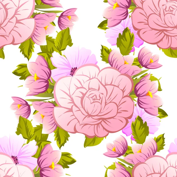 Floral seamless pattern — Stock Vector