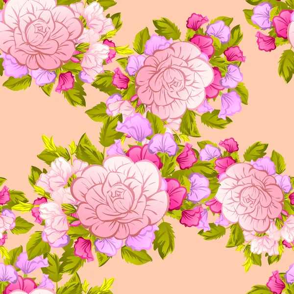 Delicate uitnodiging met bloemen — Stockvector