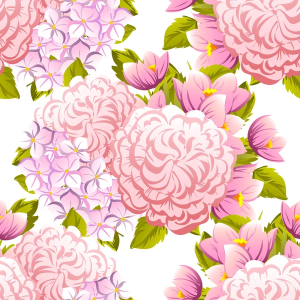 Delicate uitnodiging met bloemen — Stockvector