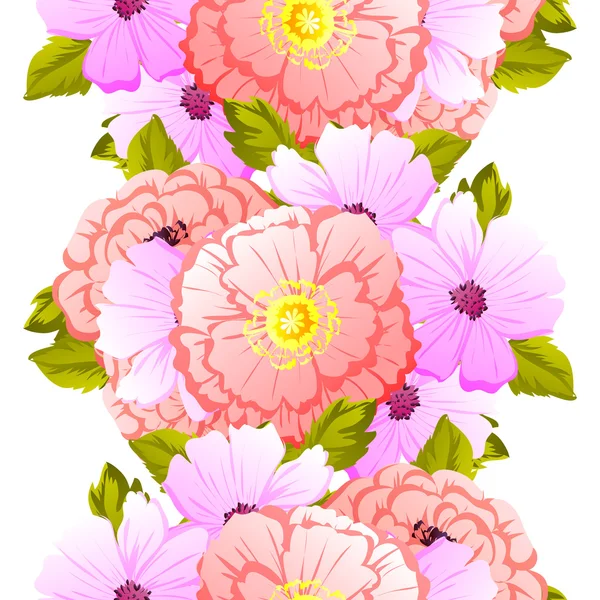 Floral seamless pattern — Stock Vector