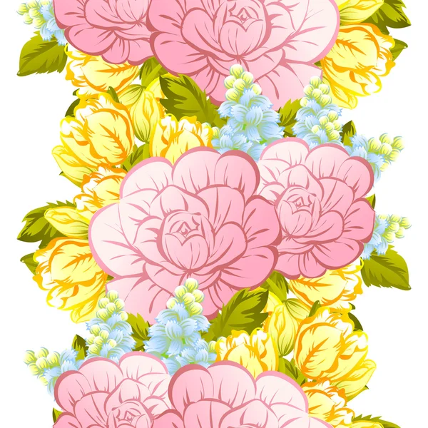 Floral seamless pattern — Stock Vector