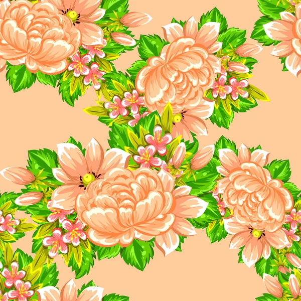 Floral seamless pattern — Stock Vector