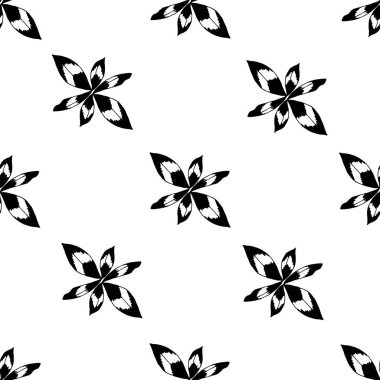 Yonca çiçeklerinin süslü yaprakları.