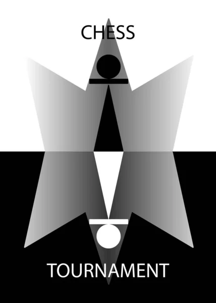 Kraliyet Eserinin Arka Planında Siyah Beyaz Piyonlar Uluslararası Satranç Günü — Stok Vektör