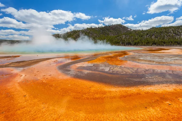 Grand Prismatic Spring, bassin Midway Geyser, parc national Yellowstone — Photo