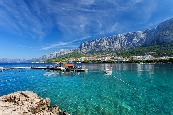 Adriatische Zee - Makarska, Dalmatië, Kroatië — Stockfoto