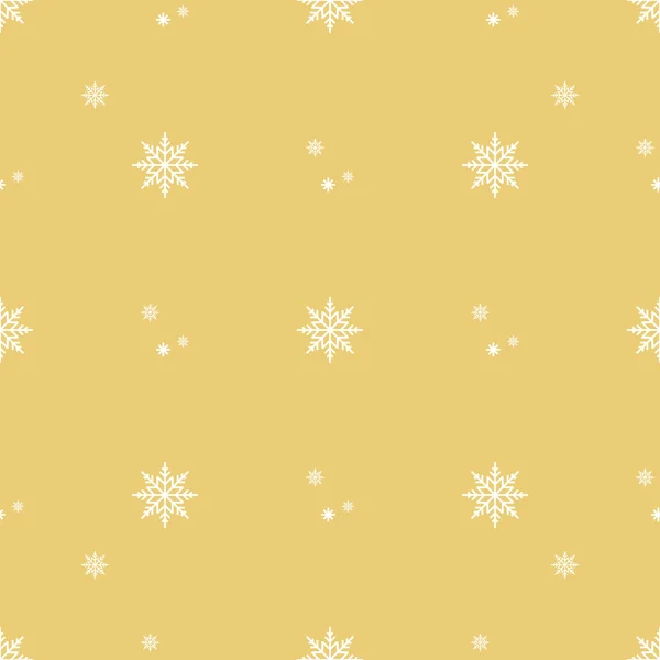 Christmas seamless pattern. Xmas backgrounds textures collection for holidays season. Use for packaging, new year cards, brochures, flyers. Print on tshirts. White Snowflakes. Vector — 스톡 벡터