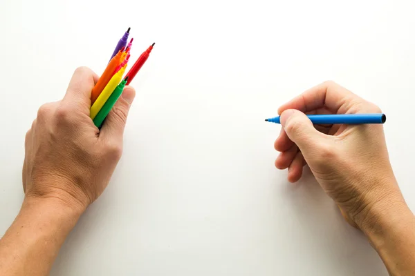 el, bir resim çekmek hazır mans