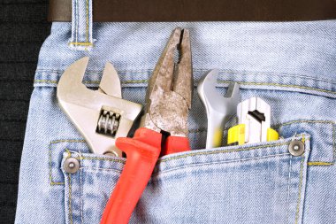 Alet çantamda bir kot arka plan