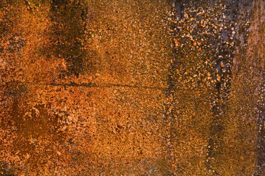 Paslı metal detaylı yapısı