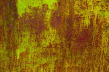 Paslı metal detaylı yapısı