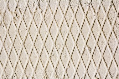 Geometrik desenli beton duvar