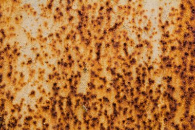 Grunge paslı metal bir yüzeye