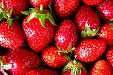 Taze çilek arkaplanı