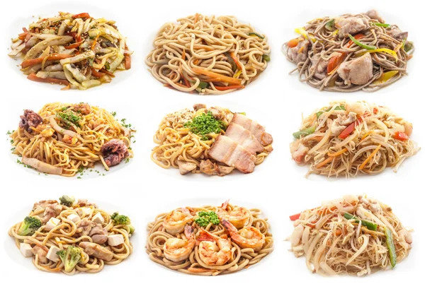 Food set of different pasta. — Stock Photo, Image