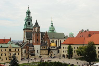 20 Ağustos 2014 tarihinde Wawel Kalesi, Krakow, Polonya