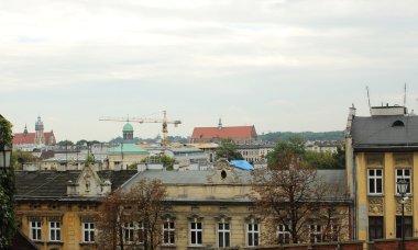 Krakow güzel panoramik manzaralı