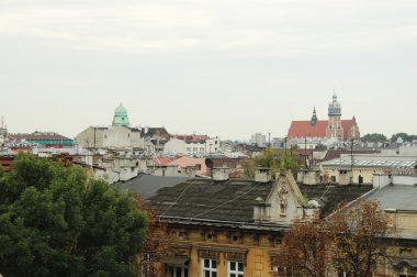 Krakow güzel panoramik manzaralı