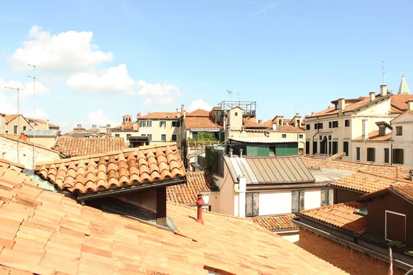Vista panorâmica de uma propriedade habitacional em Veneza — Fotografia de Stock