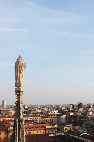Vista panorâmica sobre a cidade de Milão — Fotografia de Stock