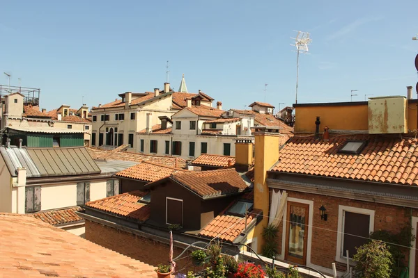 Vista panorâmica de uma propriedade habitacional em Veneza — Fotografia de Stock