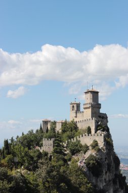 Güzel panoramik manzara San Marino