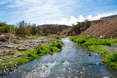 Güzel nehir vadisi, Suudi Arabistan, Al taif 'te.