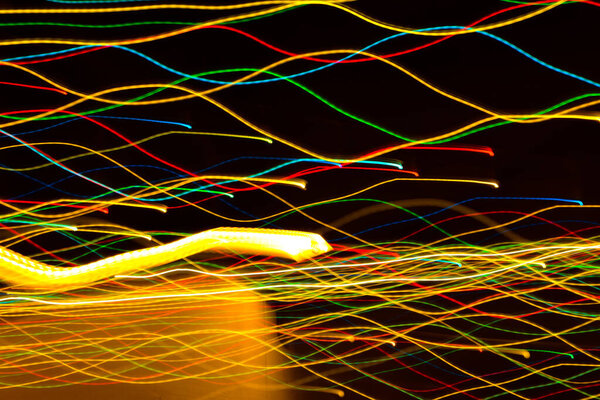 Light painting pattern background