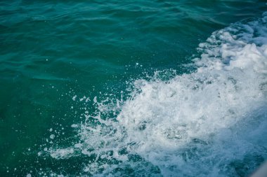 Okyanus dalgaları görüntüye sıçrar