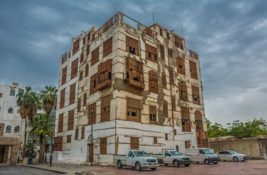 UNESCO 'daki eski bina tarihi köy Al Balad, Jeddah - Suudi Arabistan