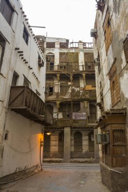 UNESCO 'daki eski bina tarihi köy Al Balad, Jeddah - Suudi Arabistan