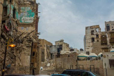 UNESCO 'daki eski bina tarihi köy Al Balad, Jeddah - Suudi Arabistan