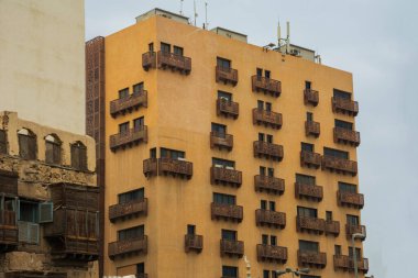 UNESCO 'daki eski bina tarihi köy Al Balad, Jeddah - Suudi Arabistan